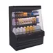 Howard-McCray SC-OD30E-3L-B-LED 39'' Vertical Dairy Open Air Merchandiser in Black, Self-Contained, 2 Shelves, w/ LED Lighting 1 image