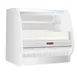 Howard-McCray SC-OD40E-4L-LED 51'' Horizontal Dairy Curved End Open Merchandiser in White, Self-Contained, 2 Shelves w/ LED Ligting 1 image