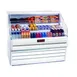Howard-McCray SC-OS30E-4C-LED 51" Horizontal Impluse Open Merchandiser in White, Self-Contained, 3 Shelves, Curved End Panels, w/ LED Lighting 1 image