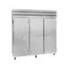 Howard-McCray SF75-FF 78" 3-Solid Door Reach-In Freezer, Top Mounted, 75 cu. ft., Stainless Steel Front 1 image