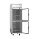 Beverage Air HR1HC-1HG 26" 1-Section Reach-In Refrigerator w/ 2 Glass Half Doors, Top Mount, 1/4 hp, 22 cu. ft. 3 image