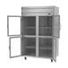 Beverage Air HR2HC-1HG 52" 2-Section Reach-In Refrigerator w/ 4 Glass Half Doors, Top Mounted, 1/3 hp, 47 cu. ft. 4 image