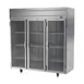Beverage Air HR3HC-1G, 78" 3-Section Reach-In Refrigerator w/ 3 Glass Full Doors, Top Mounted, 1/3 hp, 71.5 cu. ft. 2 image