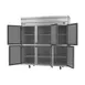 Beverage Air HR3HC-1HS 78" 3-Section Reach-In Refrigerator w/ 6 Solid Half Doors, Top Mounted, 1/3 hp, 71.5 cu. ft. 4 image