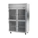 Beverage Air HRP2HC-1HG, 52" 2-Section Reach-In Refrigerator w/ 4 Glass Half Doors, Top Mounted, 1/3 hp, 47 cu. ft. 2 image