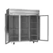 Beverage Air HRP3HC-1G 78" 3-Section Reach-In Refrigerator w/ 3 Glass Full Doors, Top Mounted, 1/3 hp, 71.5 cu. ft. 3 image
