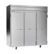 Beverage Air HRP3HC-1S 78" Three Section Reach-In Refrigerator w/ 3 Solid Full Doors, Top Mounted, 1/3 hp, 71.5 cu. ft. 1 image