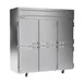 Beverage Air HRPS3HC-1H 78"  3-Section Reach-In Refrigerator w/ 6 Solid Half Doors, Top Mounted, 1/3 hp, 71.5 cu. ft. 1 image