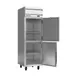 Beverage Air HRS1HC-1HS 26" 1-Section Reach-In Refrigerator w/ 2 Solid Half Doors, Top Mounted, 1/4 hp, 21 cu. ft. 3 image