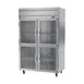 Beverage Air HRS2HC-1HG 52" 2-Section Reach-In Refrigerator w/ 4 Glass Half Doors, Top Mounted, 1/3 hp, 47 cu. ft. 2 image