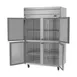 Beverage Air HRS2HC-1HS 52" 2-Section Reach-In Refrigerator w/ 4 Solid Half Doors, Top Mounted, 1/3 hp, 47 cu. ft. 4 image