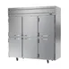 Beverage Air HRS3HC-1HS 78" 3-Section Reach-In Refrigerator w/ 6 Solid Half Doors, Top Mounted, 1/3 hp, 71.5 cu. ft. 2 image