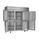 Beverage Air HRS3HC-1HS 78" 3-Section Reach-In Refrigerator w/ 6 Solid Half Doors, Top Mounted, 1/3 hp, 71.5 cu. ft. 3 image