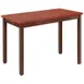 Hubert 12268 Rectangular Nesting Table, 48" x 24", Formica Laminate Top, Mahogany Frame 1 image