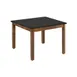 Hubert 12400 Rectangular Nesting Table, 32" x 26" x 28"H, Formica Laminate Plywood Top, Oak Frame, Black Top 1 image
