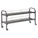 Hubert 14221 Deli Bunk, Mobile, 2-Tier, 47" X 13-3/4" X 23-1/2"H, Rectangular 1 image