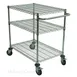 Hubert 14558 3-Shelf Wire Cart w/ 750 Lb. Capacity - 24" X 36" X 39-1/2"H 1 image