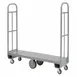 Hubert 15146 U-Boat Platform Truck, 60x16, 1500 lbs, Steel Frame, Grey, Removable Handles 1 image