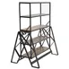 Hubert 16715 Industrial Convertible Table/Shelf, 5-Shelf, 44" X 30" X 55"H 1 image