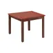 Hubert 23104 Rectangular Nesting Table, 32" x 26" x 28"H, Formica Laminate Plywood Top, Poplar Wood Frame, Two Tone Mahogany/Cherry 1 image