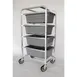 Hubert 29767 53"H Aluminum Lug Dolly / Rack w/ 4 Lug Capacity 1 image