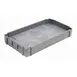 Hubert 32578 Grey Plastic Rectangular Small Cart Middle Shelf - 31"L x 17"W x 3"H 1 image