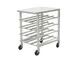 Hubert 32L-038 Aluminum Mobile Can Rack with #10 or #5 Cans 1 image