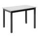 Hubert 36158 Rectangular Nesting Table, 40" x 20" x 28"H, Formica Laminate Top, Ebony Poplar Frame 1 image