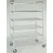 Hubert 38430 Mobile Cooling & Drying Rack with 6-Tier and 800 lb. Capacity, Aluminum 1 image