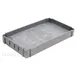 Hubert 42444 Grey Plastic Rectangular Large Cart Middle Shelf - 38" x 26" x 3"H 1 image