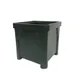 Hubert 43196 Square Outdoor Planter, 16x16x16, Green Granite Polyethylene, Molded Handles, UV-Resistant 1 image