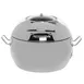 Hubert 45814 Induction Soup Chafer, 11.5 Qt., 19.5"x18.5"x12.8"H, Mirror, Self-Clw/Glass, Pan Lift Pin 1 image