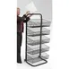 Hubert 46931 Rectangular Metal Trial Size Display Rack - 24"L x 16"D x 59"H 1 image