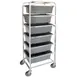 Hubert 50527 70"H Aluminum Lug Dolly / Rack w/ 6 Lug Capacity 1 image