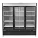 Hubert 50761 3‑Section Glass Door Freezer Merchandiser, 72 cu ft, 81" W x 38" D, 1.25 HP, LED Light 1 image