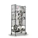 Hubert 61384 36" x 18" x 72" Rectangular Kitchen Drying Rack Cart with 800 lb. Capacity 1 image