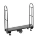 Hubert 63644 Heavy Duty U-Boat Platform Truck, 60x16, 2500 lbs, Steel Frame, Grey Finish 1 image
