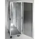 Hubert 70526 40 Pan Full Height Aluminum Bun / Food Pan Enclosed Mobile Cabinet w/ 1-1/2" Bottom Load Slides 1 image