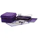 Hubert 73639 Allergen Baking Kit 16-Pc - Purple with 20"x15"x7" Box, 18"x26" & 18"x13" Plastic Pans 1 image