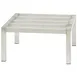 Hubert 73697 NSF 1500 lb. Square Aluminum Dunnage Rack - 24" x 24" x 12"H 1 image