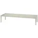 Hubert 83653 NSF 1500 lb. Rectangular Aluminum Dunnage Rack - 60" x 20" x 12"H 1 image