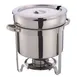 Hubert 89358 Soup Station Chafer, 7-2/5 Qt., 12-2/16"x9-1/2"x12-5/8" Stainless Steel, Complete Set 1 image
