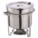 Hubert 91171 Soup Chafer 11-3/5 Qt 14-3/16"x11-3/8"x13" H SS Food/Water Pans Frame Lift-Off Fuel Cell 1 image