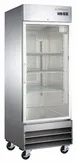 Hurakan HKN-GXE23R1GE 29" 1 Glass Door Reach-In Refrigerator, Bottom Mounted, 23 cu. ft. 2 image