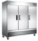 Hurakan HKN-GXE72R3E 81" 3 Solid Door Reach-In Refrigerator, Bottom Mounted, 72 cu. ft 2 image