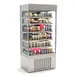 Hussmann MDN-3575S1A 35" Self-Serve Vertical Open Air Merchandiser, Stainless Steel 1 image