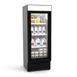 Hussmann VRM1B - 29" Glass Door Merchandiser Refrigerator, 22.8 cu ft, Black, 1/4 HP, Digital Display 1 image