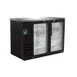 IKON IBB61-2G-24 61" Two Section Back Bar Cooler with Glass Door, 14.16 cu. ft. 1 image