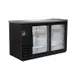 IKON IBB61-2G-24SD 61" Two Section Back Bar Cooler with Glass Door, 14.16 cu. ft. 1 image