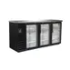 IKON IBB73-3G-24 73" Three Section Back Bar Cooler with Glass Door, 17.26 cu. ft. 1 image